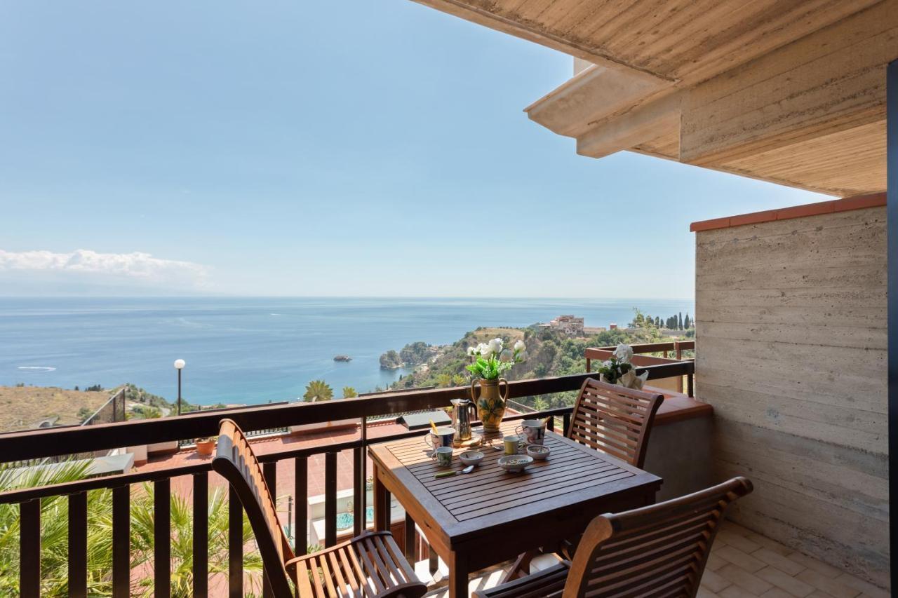 Taormina Panoramic Seaview Apartment Buitenkant foto